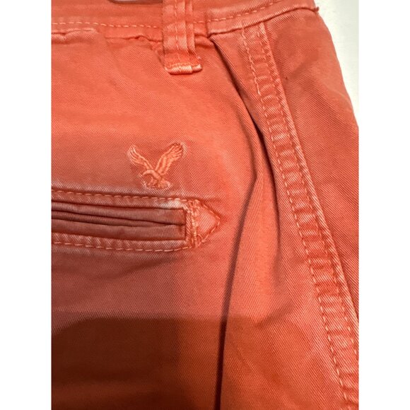 American Eagle Outfitters Mens Active Flex Coral Chino Shorts Size 32 - Picture 5 of 8